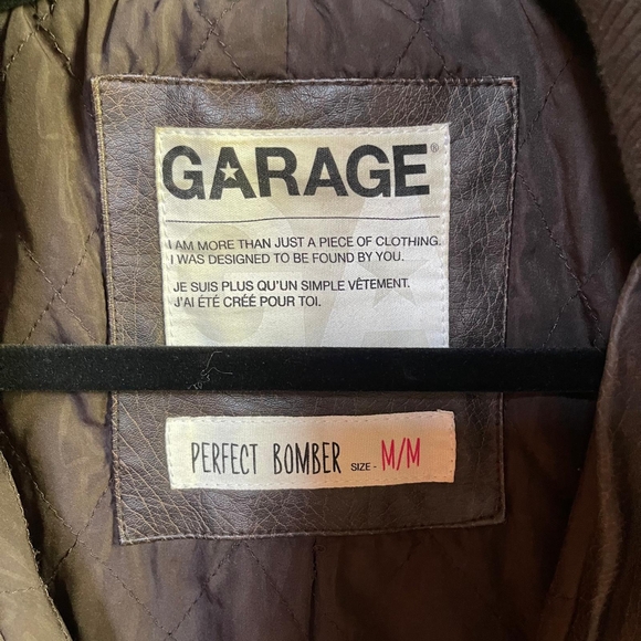 Garage Women's Dark Brown Faux Leather Jacket - Picture 4 of 6